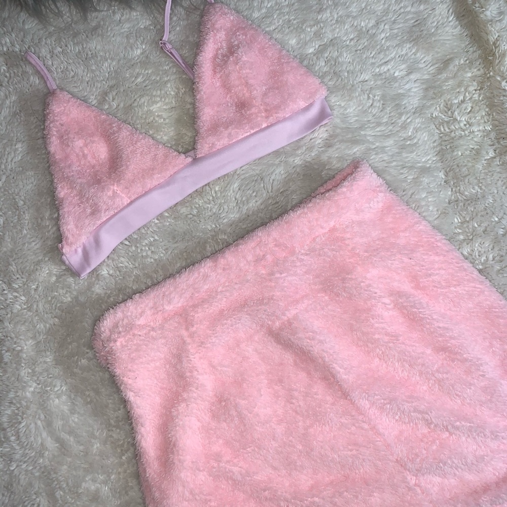 Cute pink two peace outfit